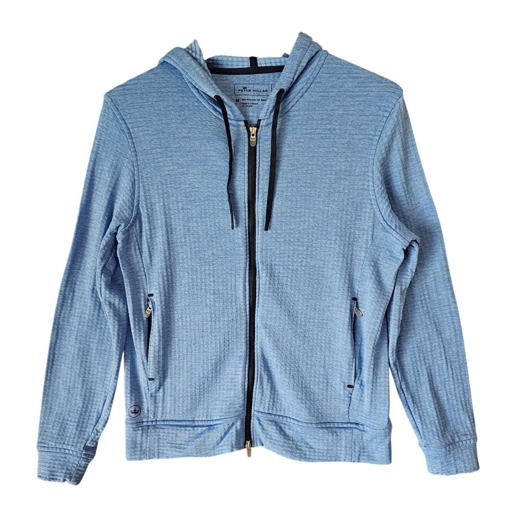 Peter Millar Crown Sport Women's Apollo French Terry Full-Zip Hoodie Size M